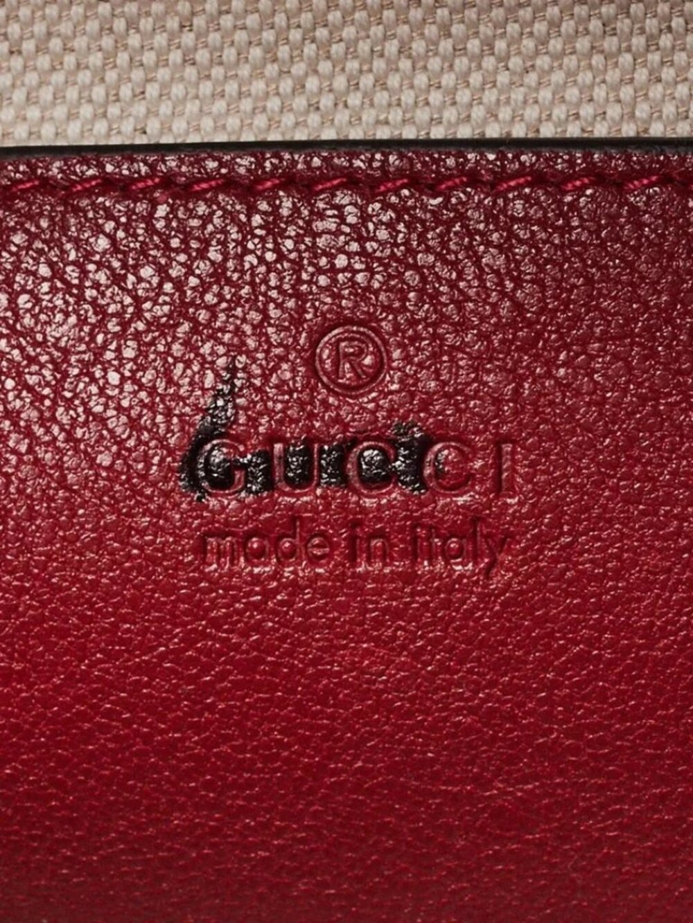 Gucci Red Leather Small Top Handle Blondie Bag - Picture 8 of 10